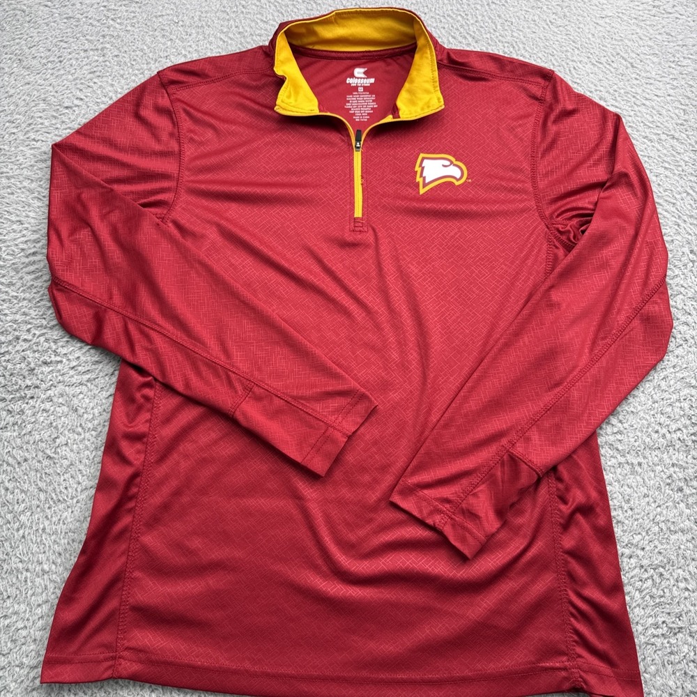 Winthrop Eagles 1/4 Zip Mens Medium Pullover Colosseum Lightweight NCAA